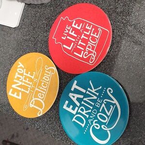 3 Set Dessert Melamine Plates